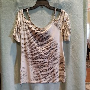 Venus leopard print top